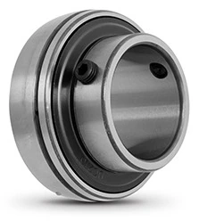 UC wide inner ring insert bearing, set-screw locking